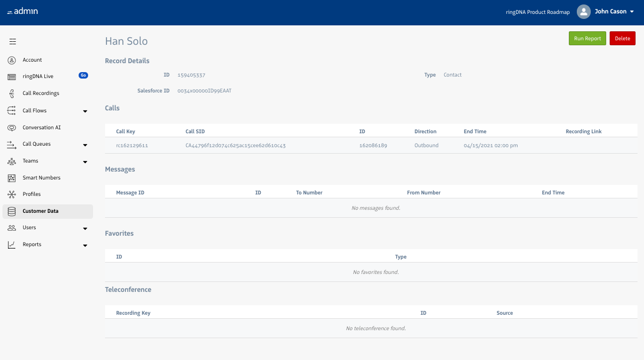 Customer Details