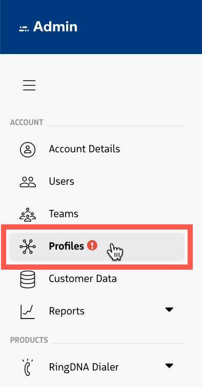 Profiles Navigation