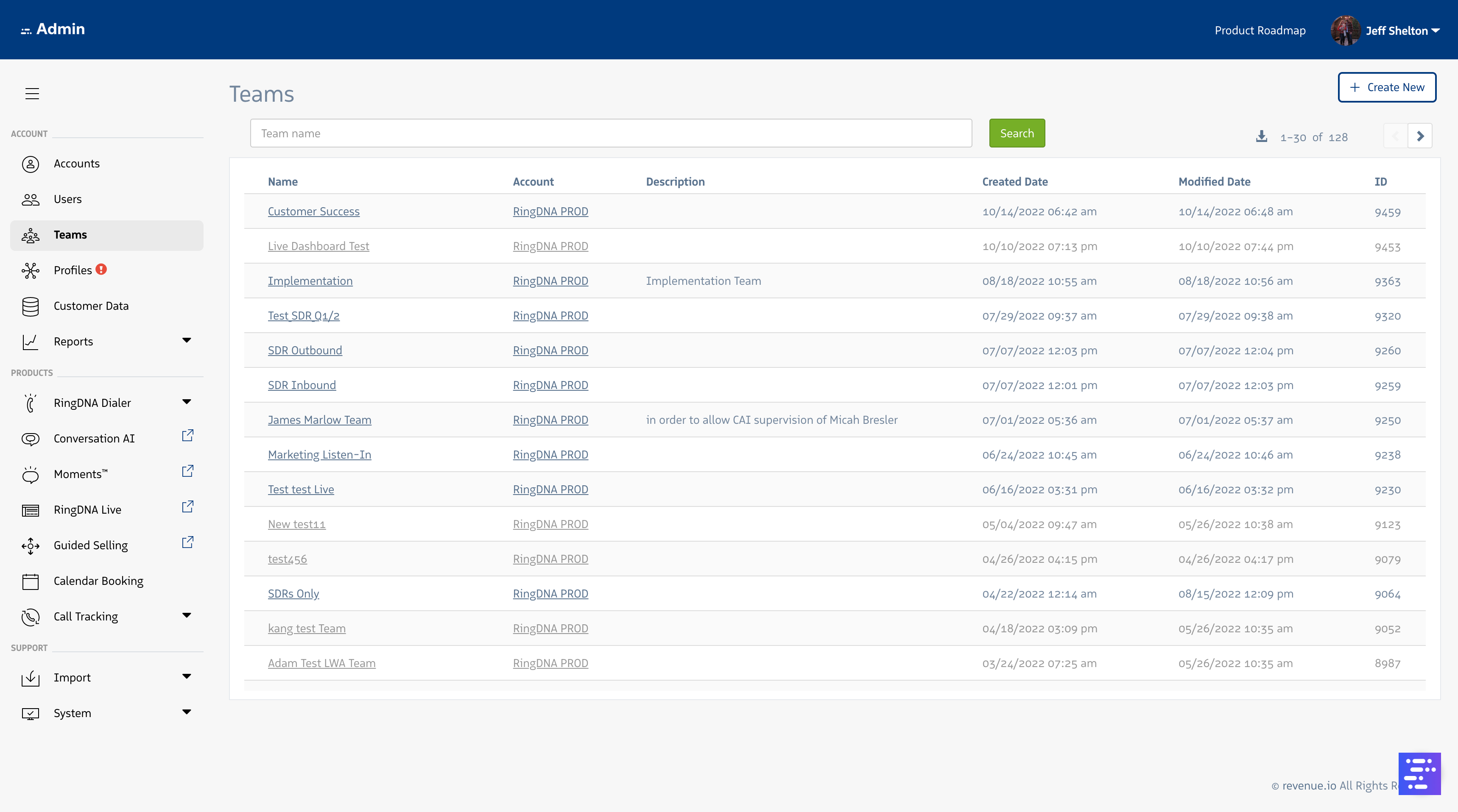 Teams Overview