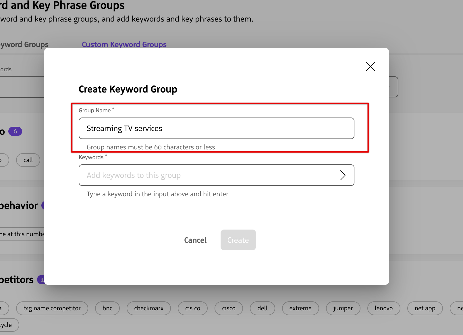 Group name
