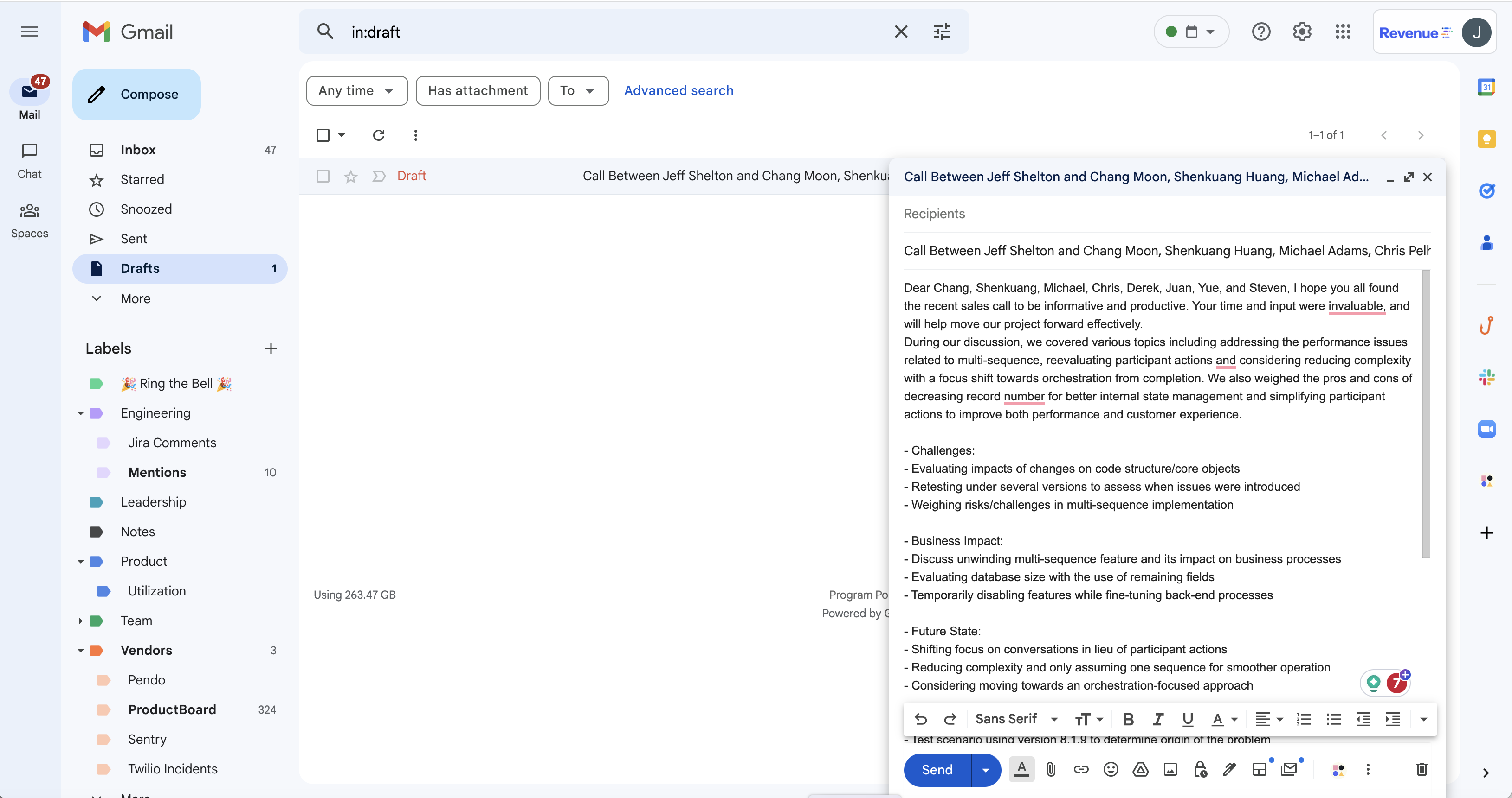 Follow-up email