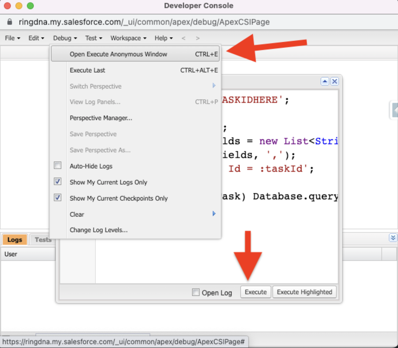 Apex Code Example